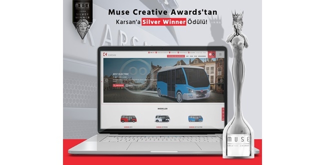 Karsan’ın Web Sitesine Muse Creative Awards’tan Ödül!
