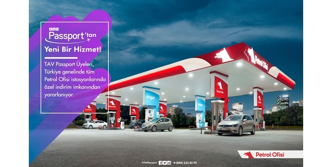 Petrol Ofisi istasyonlarında  TAV Passport’a özel indirim