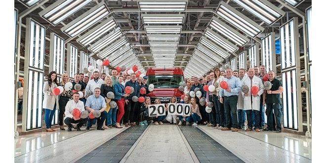 20.000’inci MAN TGE üretim bandından indirildi