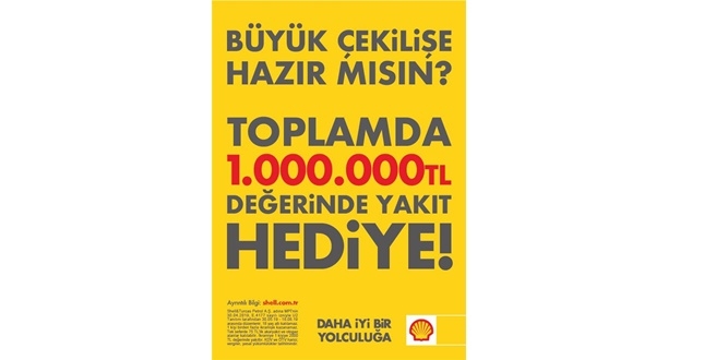 Shell’den 1 milyon TL değerinde hediye yakıt kampanyası