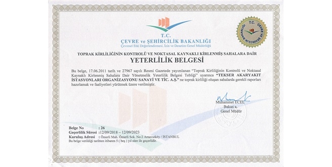 TEKSER Akaryakıt hizmet alanlarını genişletmeye devam ediyor!!!