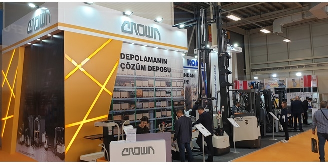 Temsa İş Makinaları, Avrasya Ambalaj Fuarı’nda depolama alanında çözümler sunan Crown depo ekipmanlarını tanıttı