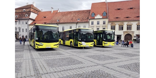 Anadolu Isuzu Romanya’nın Sibiu şehrine 38 araç teslimatı gerçekleştirdi