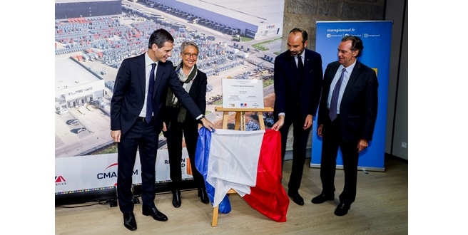 Fransa Başbakanı Edouard Philippe CEVA Lojistik’in Marsilya’daki yeni merkezinin açılışını gerçekleştirdi