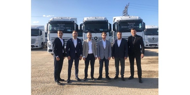 Hicri Ercili filosunu 25 adet Mercedes-Benz Actros ile güçlendirdi