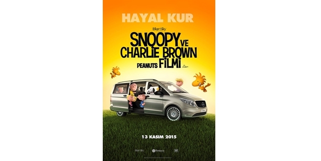 Mercedes-Benz Vito Tourer, Snoopy ve Charlie Brown ile biraraya geldi