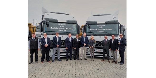 TruckStore güvencesiyle Horoz Lojistik’e 10 adet Actros 1841 LSnRL çekici teslim edildi
