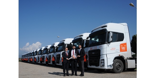 GBU Lojistik, filosunu 17 adet Uluslararası Yılın Kamyonu ödüllü F-MAX ile genişletti