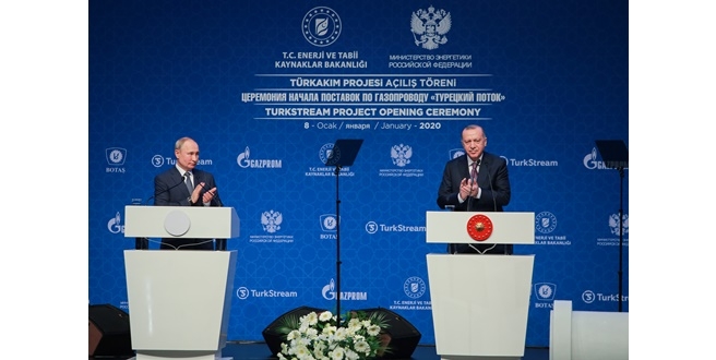 TürkAkım Doğalgaz Boru Hattı Açılış Töreni İstanbul’da yapıldı