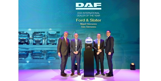 DAF, “International Dealers of the Year 2020” ödülünü sundu