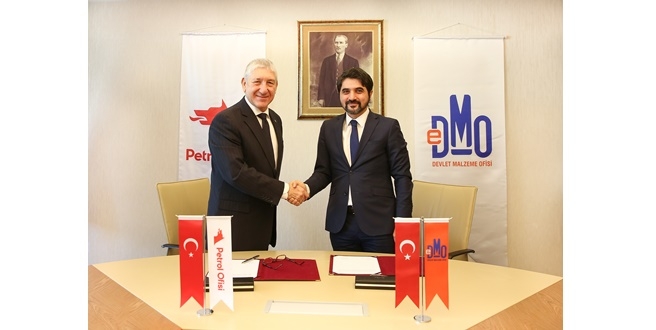 Devlet Malzeme Ofisi ile Petrol Ofisi kamu kurum ve kuruluşların akaryakıt tedariği için sözleşmeye imza attı