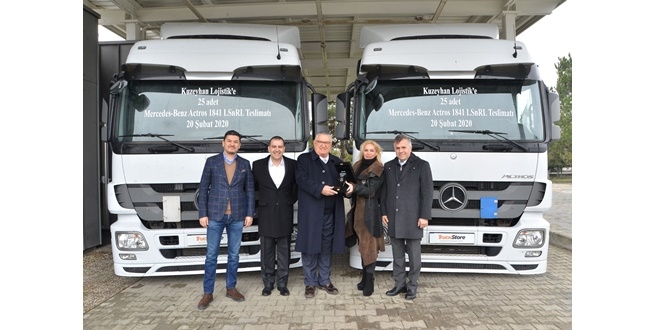 TruckStore, Kuzeyhan Lojistik’e 25 adet Mercedes-Benz Actros teslim etti