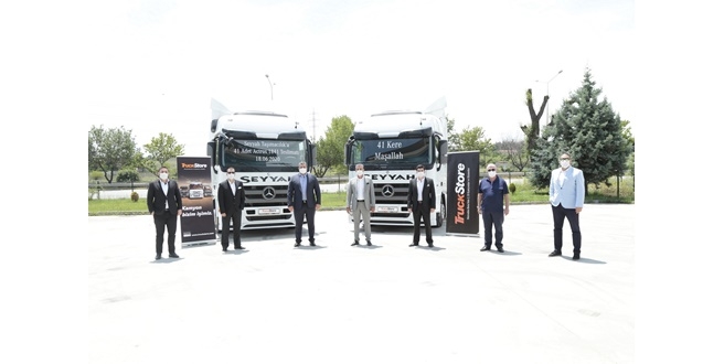 TruckStore, Seyyah Taşımacılık’a 41 adet Mercedes-Benz Actros teslim etti