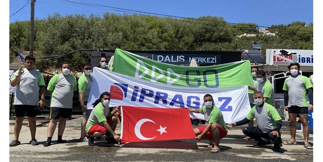 İpragaz çalışanlarından deniz temizliği: Saros Körfezi’nden 50 kilogram çöp çıkartıldı