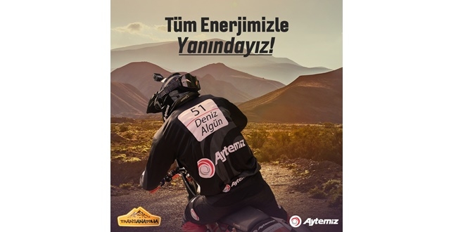 Motorcu Dostu Aytemiz’den motosiklet tutkunu Dr. Deniz Algün’e TransAnatolia Rallisi’nde Destek