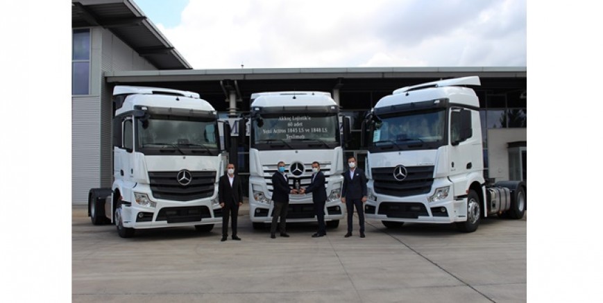 Akkoç Lojistik filosuna 60 yeni Mercedes-Benz Actros daha kattı