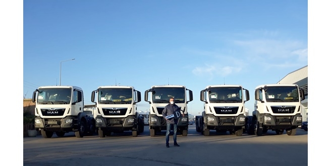 Yeni yatırımında da “MAN ile devam” diyen Tokgöz Beton, 5 adet TGS 41.400 mikser aldı