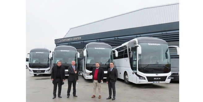 Köklü seyahat firması Grandvizyon,   filosuna 4 adet yeni MAN Lion’s Coach kattı