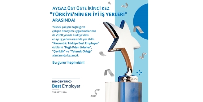 Aygaz İkinci Kez   Türkiye’nin ‘En İyi İş Yerleri’ Arasında