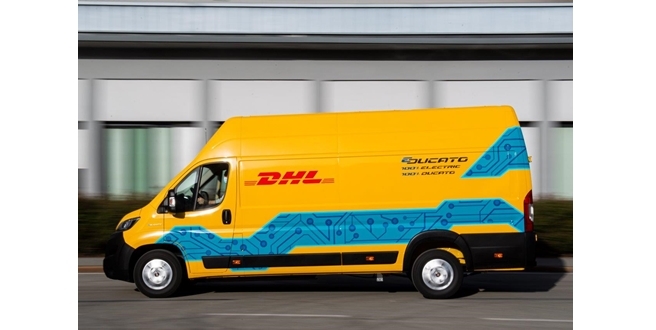 DHL Express elektrikli adrese teslimat araçları için Fiat Professional ile iş birliği yaptı