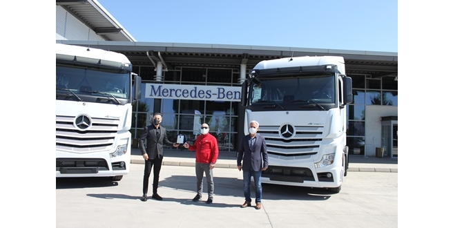Aslantürk Lojistik, 10 adet Mercedes-Benz Actros 1848 LS siparişinin ilk 5 aracını teslim aldı