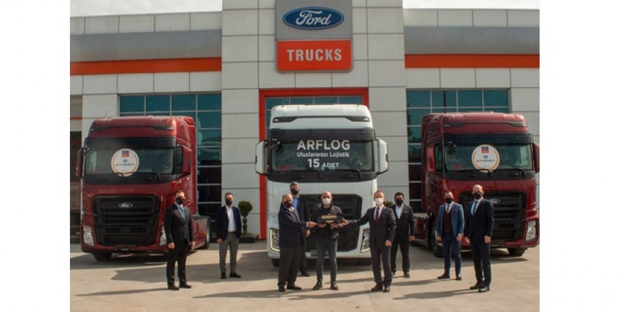 Ford Trucks’tan ARF Lojistik’e 15 adet Ödüllü F-MAX testlimatı