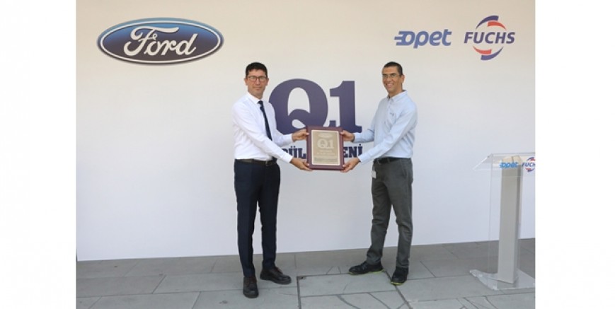 Opet Fuchs’un Aliağa’daki madeni yağ tesisine   “Ford Q1 Kalite Sertifikası”