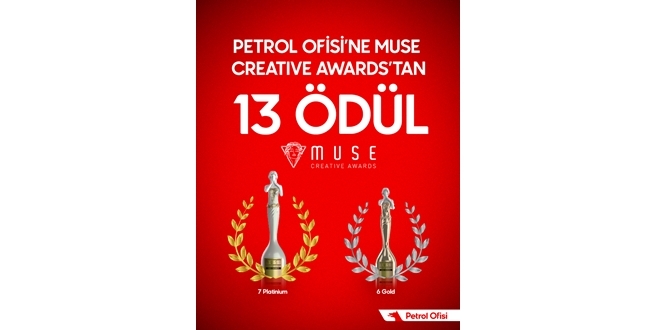 Petrol Ofisi’ne MUSE Creative Awards’tan 13 Ödül
