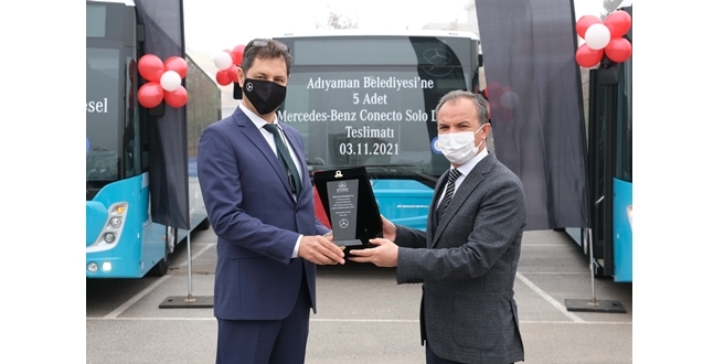 Adıyaman Belediyesi’ne 5 adet Mercedes-Benz Conecto Solo teslimatı gerçekleştirildi