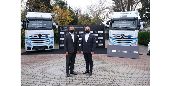 Ekol Lojistik’e 150 adet Mercedes-Benz Actros 1848 LSnRL teslim edildi