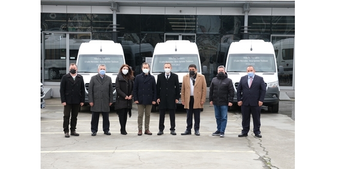 Yıldırım Turizm’in 13 adet Mercedes-Benz Sprinter Minibüs siparişi teslim edildi