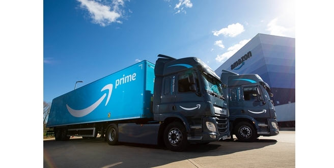 DAF, Amazon Birleşik Krallık’a beş CF Electric kamyon teslim ediyor