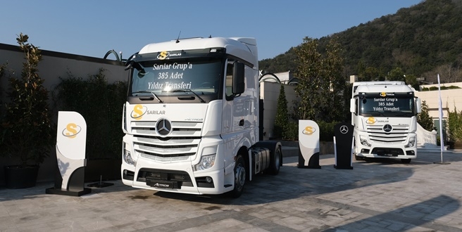Mercedes’ten 2021 yılının en yüksek adetli dev kamyon teslimatı