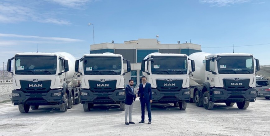 TOKSÖZ BETON filosunu güçlendirirken yine MAN’ı tercih etti