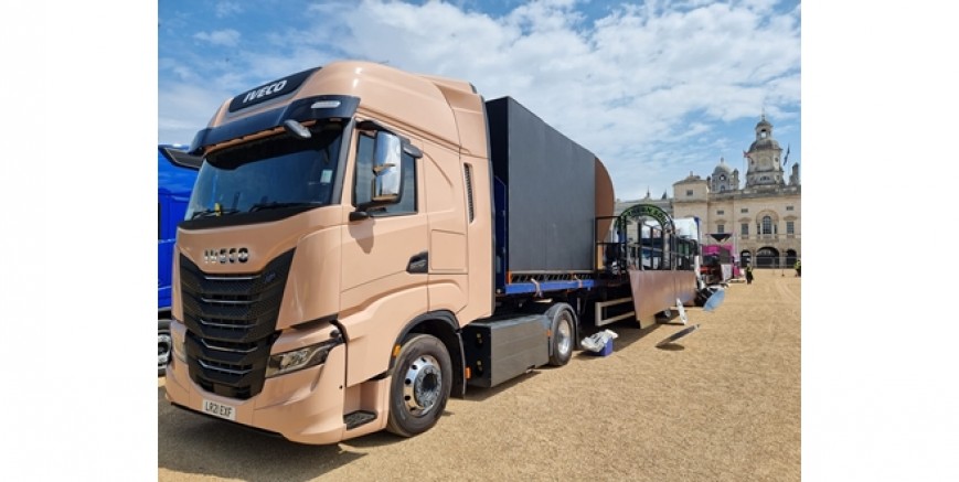 IVECO S-WAY, Majestelerinin Platinyum Jübile Geçit Töreninde Rol Aldı