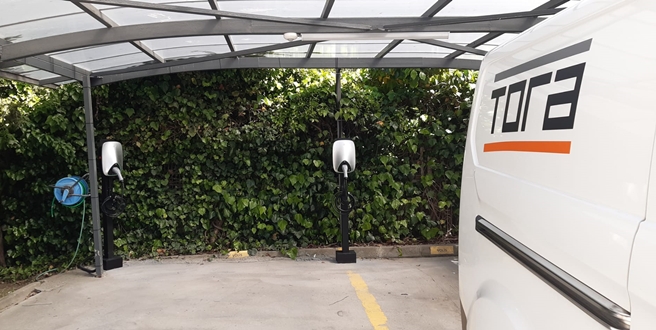 TORA, elektrikli şarj ünitelerini kurmaya devam ediyor