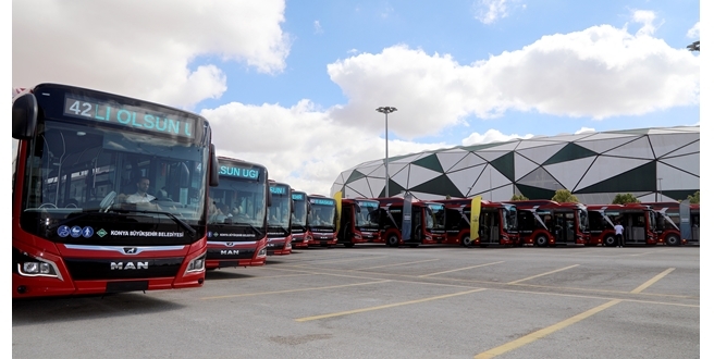 MAN, KONYA BÜYÜKŞEHİR BELEDİYESİ’NE 71 OTOBÜS SİPARİŞİNİN İLK BÖLÜMÜNÜ TESLİM ETTİ
