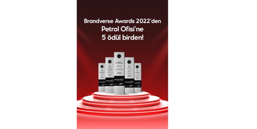 Petrol Ofisi, Brandverse Awards  evreninden 5 ödül birden aldı