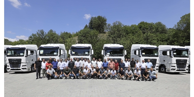MAN, Bolu’da 80 lojistik firmasından aldığı 200 araçlık siparişin 100 adedini teslim etti