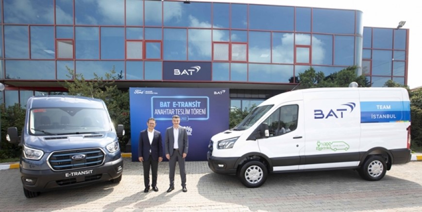 BAT Türkiye, filosunu elektrikli araca çevirirken Ford Transit’i tercih etti