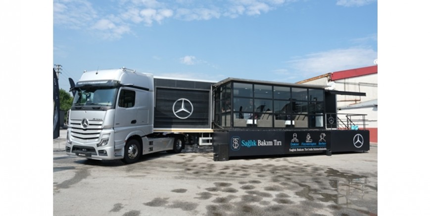 Mercedes-Benz Türk’ün Sağlık Bakım Tırı yoğun ilgi görmeye devam ediyor