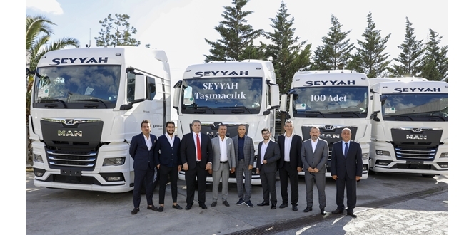 Seyyah Taşımacılık Avrupa hedefi için filosunu 100 adet MAN TGX ile güçlendirdi