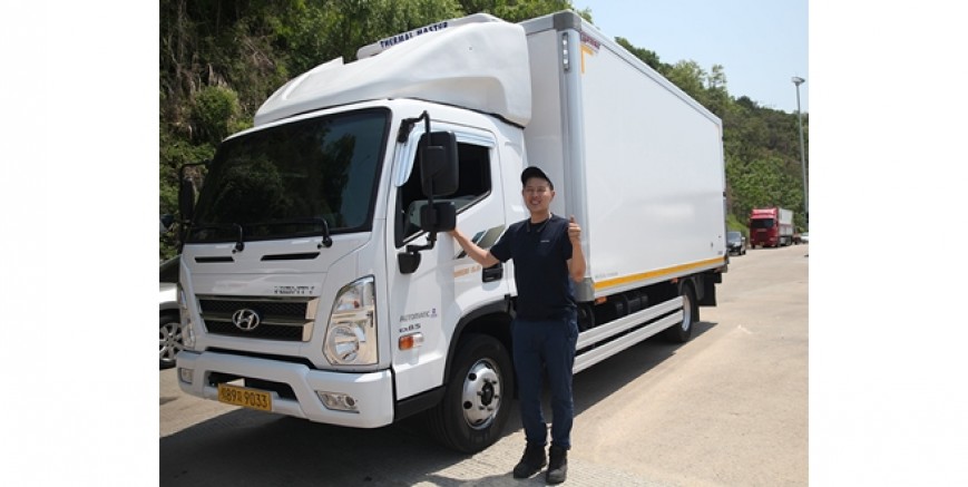 Allison Tam Otomatik Şanzıman Donanımlı 8 Tonluk Dağıtım Kamyonu Hyundai Mighty ile 200 Bin Kilometre