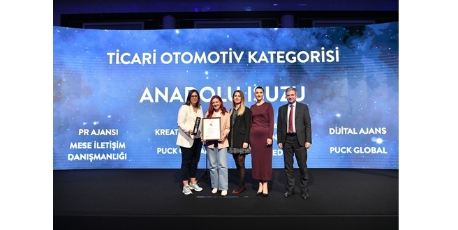 Anadolu Isuzu’ya The ONE Awards’da “Yılın İtibarlı Markası” Ödülü