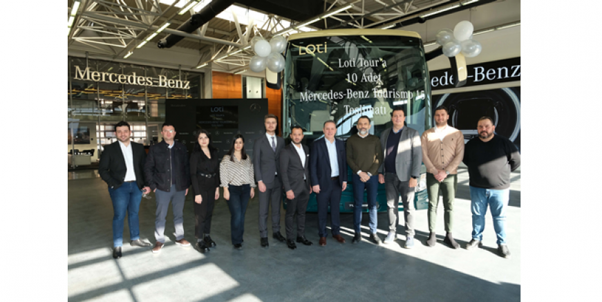 Mercedes-Benz Türk, 10 adet Mercedes-Benz Tourismo 15’i LOTİ’ye törenle teslim etti