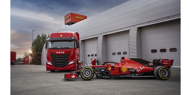 Ferrari, Formula 1 araçlarını dünya şampiyonası  yarış pistlerine IVECO S-Way ile taşıyacak