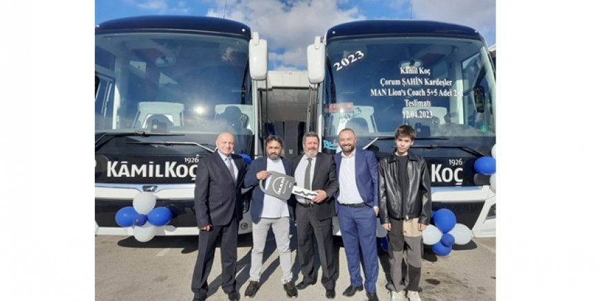 Kâmil Koç acentesi Şahin Kardeşler  filosunu 5 ödülü MAN Lion’s Coach ile güçlendirdi