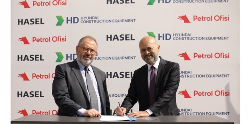 Petrol Ofisi, Hyundai iş makinalarının Türkiye distribütörü HASEL ile önemli bir iş birliğine imza attı