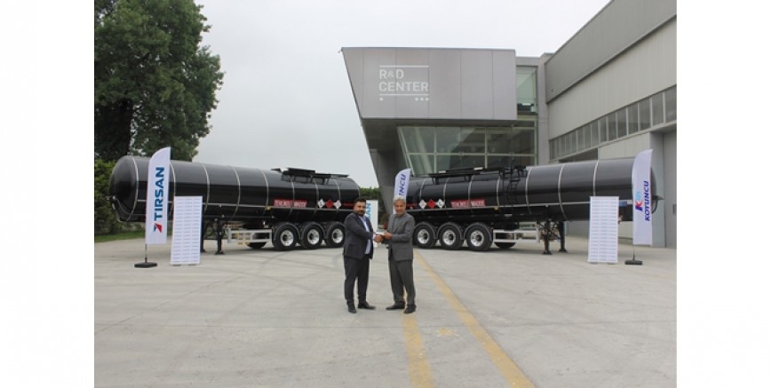 Koyuncu, Tırsan’dan 40. Bitüm Tankerini Teslim Aldı