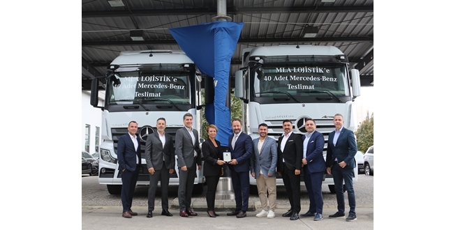 MLA Lojistik, araç filosunu   40 adet Mercedes-Benz Actros 1845 çekici ile genişletti